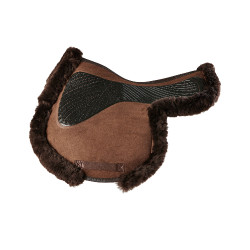 Springdeken Numnah met gelgrip aan beide zijden en volledige schapenvacht rand Acavallo Bruin / bruin Springdeken Numnah met gelgrip aan beide zijden en volledige schapenvacht rand Acavallo Bruin / bruin