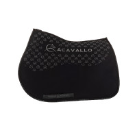 Tapis de saut en lycra avec grip en gel et dessous en fibre de bambou Acavallo Noir / noir Tapis de saut en lycra avec grip en gel et dessous en fibre de bambou Acavallo Noir / noir