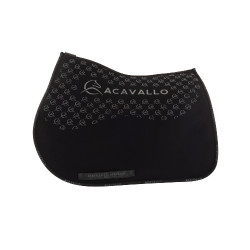 Tapis de saut en lycra avec grip en gel et dessous en fibre de bambou Acavallo Noir / noir Tapis de saut en lycra avec grip en gel et dessous en fibre de bambou Acavallo Noir / noir