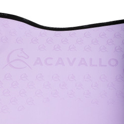 Tapis de saut en lycra avec grip en gel et dessous en fibre de bambou Acavallo Lilas / noir Violet Tapis de saut en lycra avec grip en gel et dessous en fibre de bambou Acavallo Lilas / noir Violet