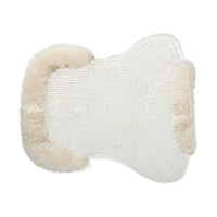 Amortisseur gel poney avec découpe et bordure en peau de mouton Classic Acavallo Transparent / naturel Amortisseur gel poney avec découpe et bordure en peau de mouton Classic Acavallo Transparent / naturel