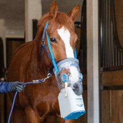 Inhalateur à ultrasons sans fil pour chevaux AirOne Flex Hippomed