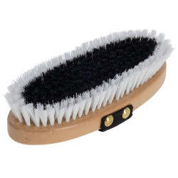 Brosse douce Brush&Co bois lamé Kerbl Nature Beige