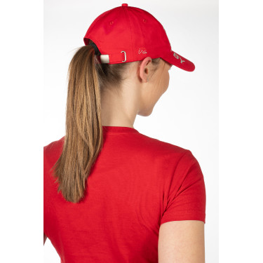 Casquette Derby HKM Magenta Rose