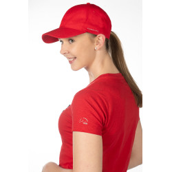 Casquette Derby HKM Magenta Rose