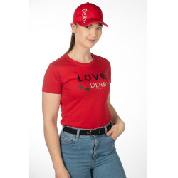 Casquette Derby HKM Magenta Rose