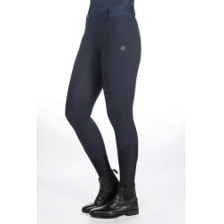 Legging Aruba basis 1/1 en silicone HKM Donkerblauw Legging Aruba basis 1/1 en silicone HKM Donkerblauw