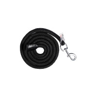 Longe Carlotta avec mousqueton HKM Noir