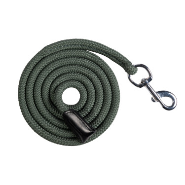 Longe Carlotta met musketonhaak HKM Kaki Groen