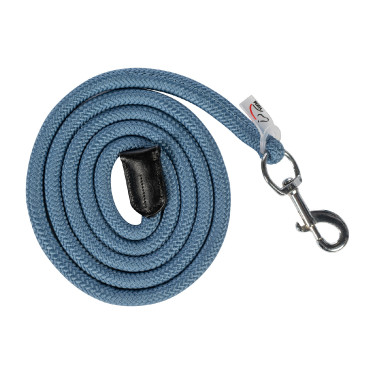 Longe Carlotta avec mousqueton HKM Bleu gris