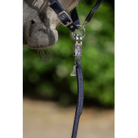 Longe Carlotta met paniekhaak HKM Donkerblauw