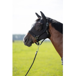 Masque anti-mouches Elastic HKM Noir