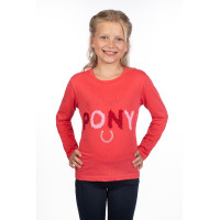 Kinderpoloshirt met lange mouwen Aymee HKM Roze