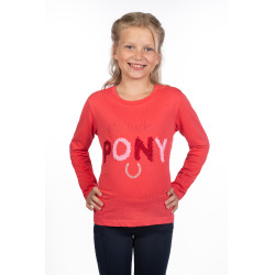 Polo à manches longues enfant Aymee HKM Rose Polo à manches longues enfant Aymee HKM Rose