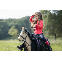Polo à manches longues enfant Aymee HKM Rose Polo à manches longues enfant Aymee HKM Rose