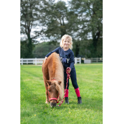 Kinderpoloshirt met lange mouwen Aymee HKM Donkerblauw