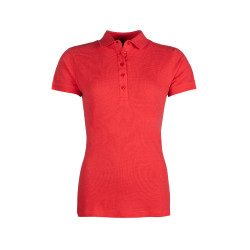 Polo femme Elisa HKM Rouge Polo femme Elisa HKM Rouge