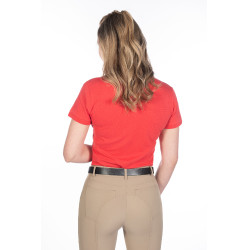 Polo femme Elisa HKM Rouge Polo femme Elisa HKM Rouge