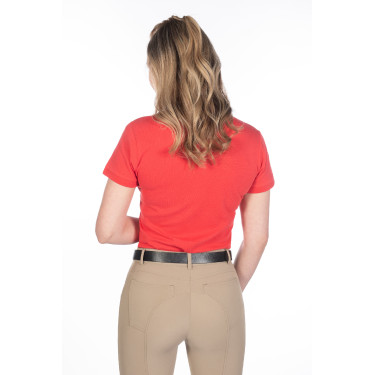 Polo femme Elisa HKM Rouge Polo femme Elisa HKM Rouge