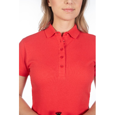 Polo femme Elisa HKM Rouge Polo femme Elisa HKM Rouge