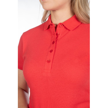 Polo femme Elisa HKM Rouge Polo femme Elisa HKM Rouge