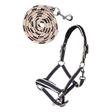 Set halster met musketon Kopenhagen HKM Set halster met musketon Kopenhagen HKM