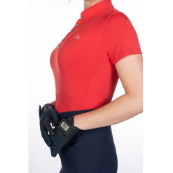 T-shirt fonctionnel femme Aruba manches courtes HKM Rouge T-shirt fonctionnel femme Aruba manches courtes HKM Rouge