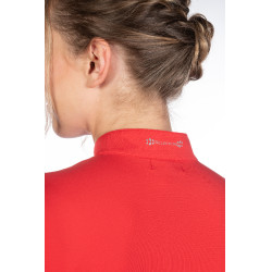 Dames functioneel T-shirt Aruba korte mouwen HKM Rood Dames functioneel T-shirt Aruba korte mouwen HKM Rood