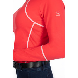 T-shirt fonctionnel femme Aruba manches longues HKM Rouge T-shirt fonctionnel femme Aruba manches longues HKM Rouge