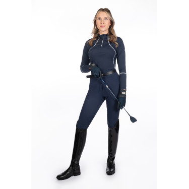 Dames functioneel T-shirt Aruba lange mouwen HKM Donkerblauw