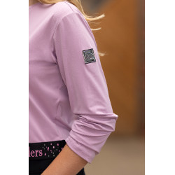 T-shirt fonctionnel enfant Hailey HKM Lilas clair Rose T-shirt fonctionnel enfant Hailey HKM Lilas clair Rose