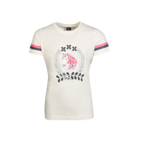 Kinder-T-shirt Aymee HKM Ecru wit Kinder-T-shirt Aymee HKM Ecru wit