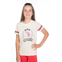 Kinder-T-shirt Aymee HKM Ecru wit Kinder-T-shirt Aymee HKM Ecru wit