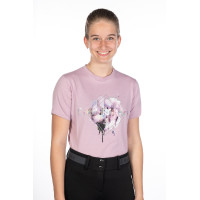 Kinder T-shirt Hailey HKM Lichtlila Roze Kinder T-shirt Hailey HKM Lichtlila Roze