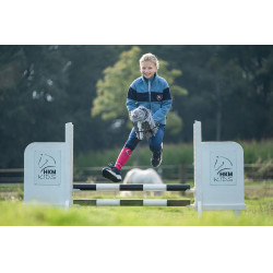 Kinderfleecejack Aymee HKM Blauwgrijs