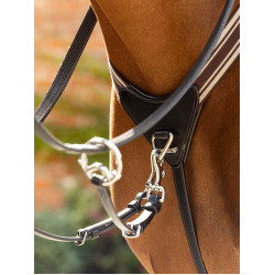 Elastische borsttuig Arika LeMieux Bruin / zilver Elastische borsttuig Arika LeMieux Bruin / zilver