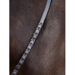 Rênes tressées LeMieux Marron / argent Rênes tressées LeMieux Marron / argent
