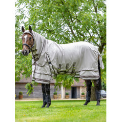 Couverture anti-mouches LeMieux Kudos Sweet Itch Stone Gris Couverture anti-mouches LeMieux Kudos Sweet Itch Stone Gris