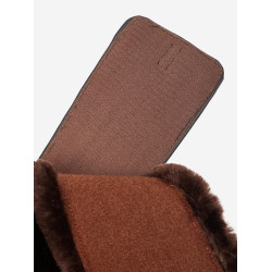 Bavette courte LeMieux Arika laine synthétique Marron Bavette courte LeMieux Arika laine synthétique Marron