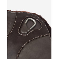 Korte bavette LeMieux Arika synthetische wol Bruin