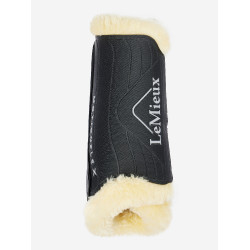 Guêtres de dressage mouton LeMieux Motionflex Noir / naturel Guêtres de dressage mouton LeMieux Motionflex Noir / naturel