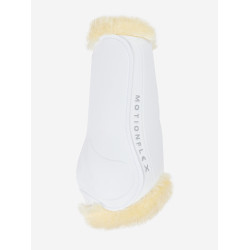 Guêtres de dressage mouton LeMieux Motionflex Blanc / naturel Guêtres de dressage mouton LeMieux Motionflex Blanc / naturel