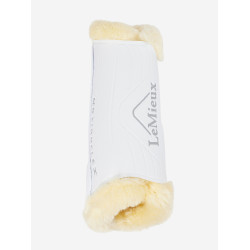 Dressuur beschermers schapenvacht LeMieux Motionflex Wit / natuurlijk