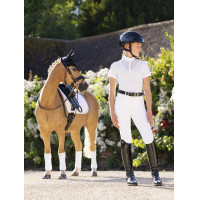 Wedstrijdpolo Eva LeMieux Young Rider met korte mouwen Pistache Groen