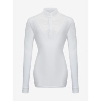 Wedstrijdshirt Eva LeMieux Young Rider lange mouwen Wit Wedstrijdshirt Eva LeMieux Young Rider lange mouwen Wit
