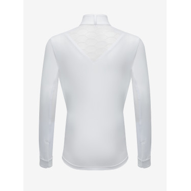 Polo de concours Eva LeMieux Young Rider manches longues Blanc