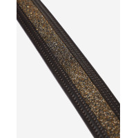 LeMieux Crystal Insert Riem Zwart