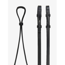 Rênes de bride LeMieux Curb Noir / argent