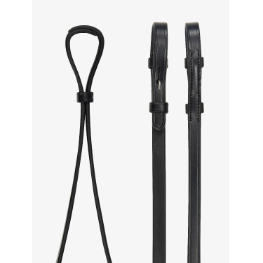 Rênes de bride LeMieux Curb Noir / argent