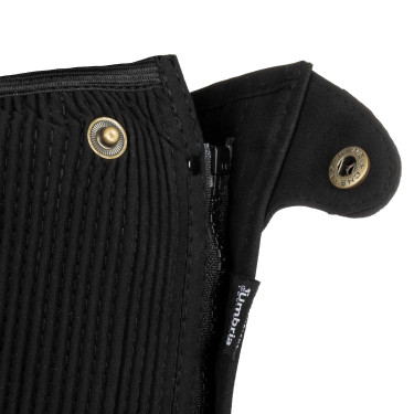 Mini-Chaps en Tissu Synthétique Amara Umbria Equitazione Noir